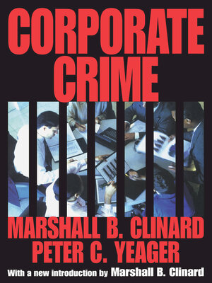 cover image of Corporate Crime